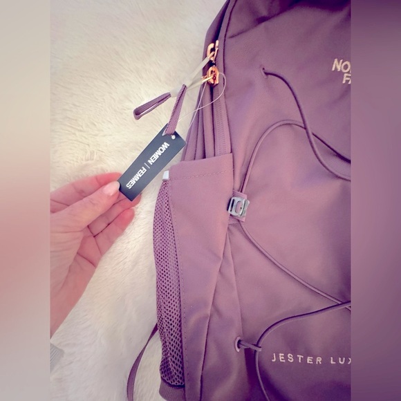 The North Face Jester Luxe Backpack, Midnight Mauve, Burnt Coral, Rose Gold, 27L main image 11